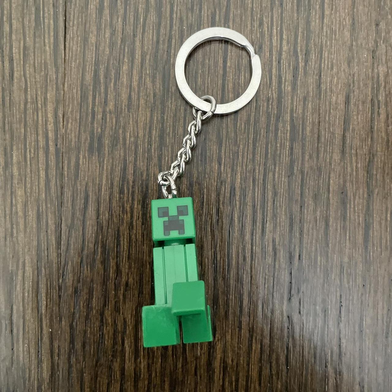 Minecraft creeper keychain No chips or cracks.... - Depop