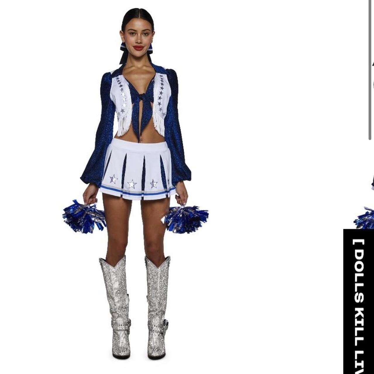 NWT Dallas Cowboy Cheerleader Costume Size small was - Depop