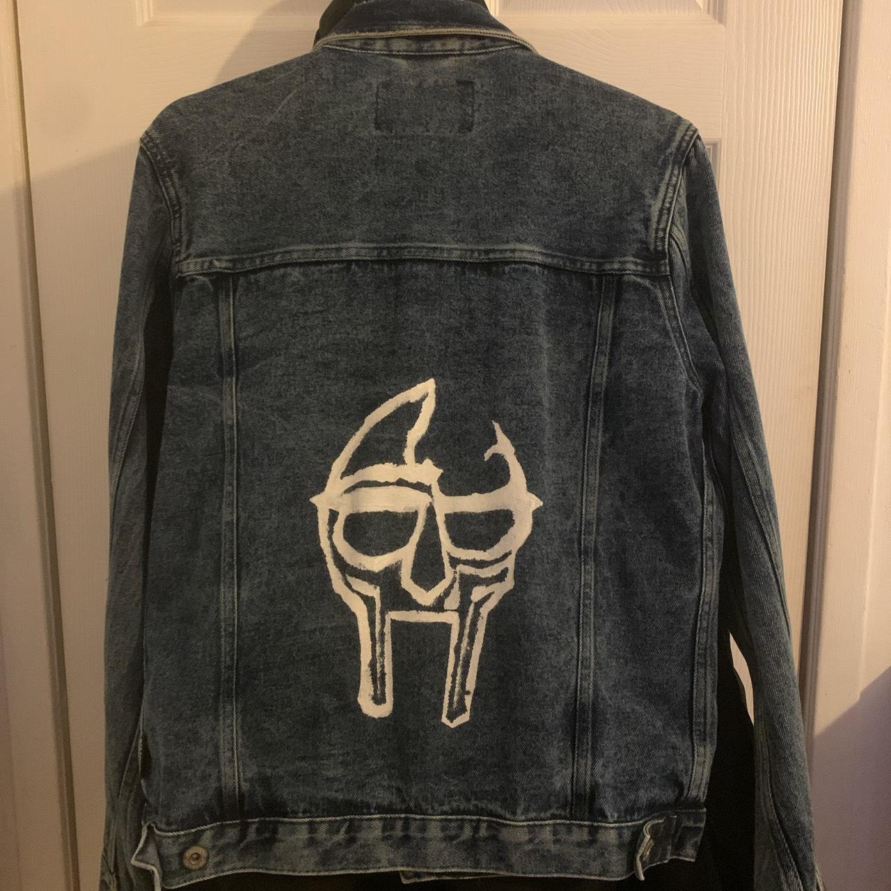 MF DOOM Custom Denim Jacket The brand is D/STRUCT - Depop