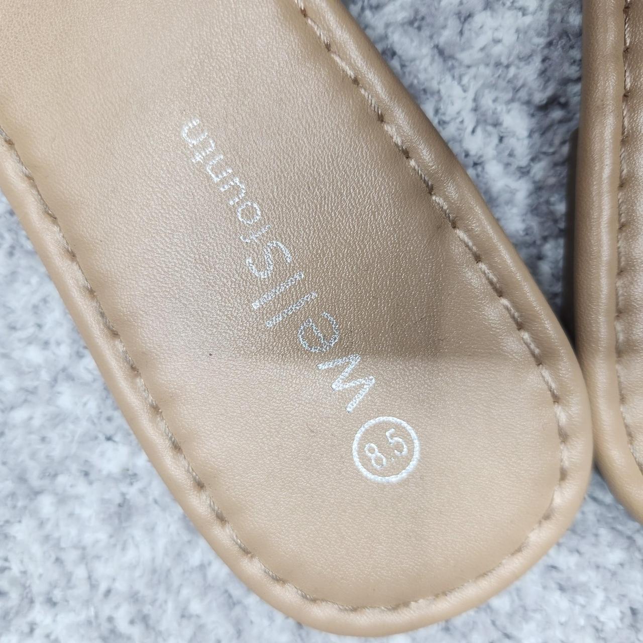 Wells lamont women's tan and cream sandals