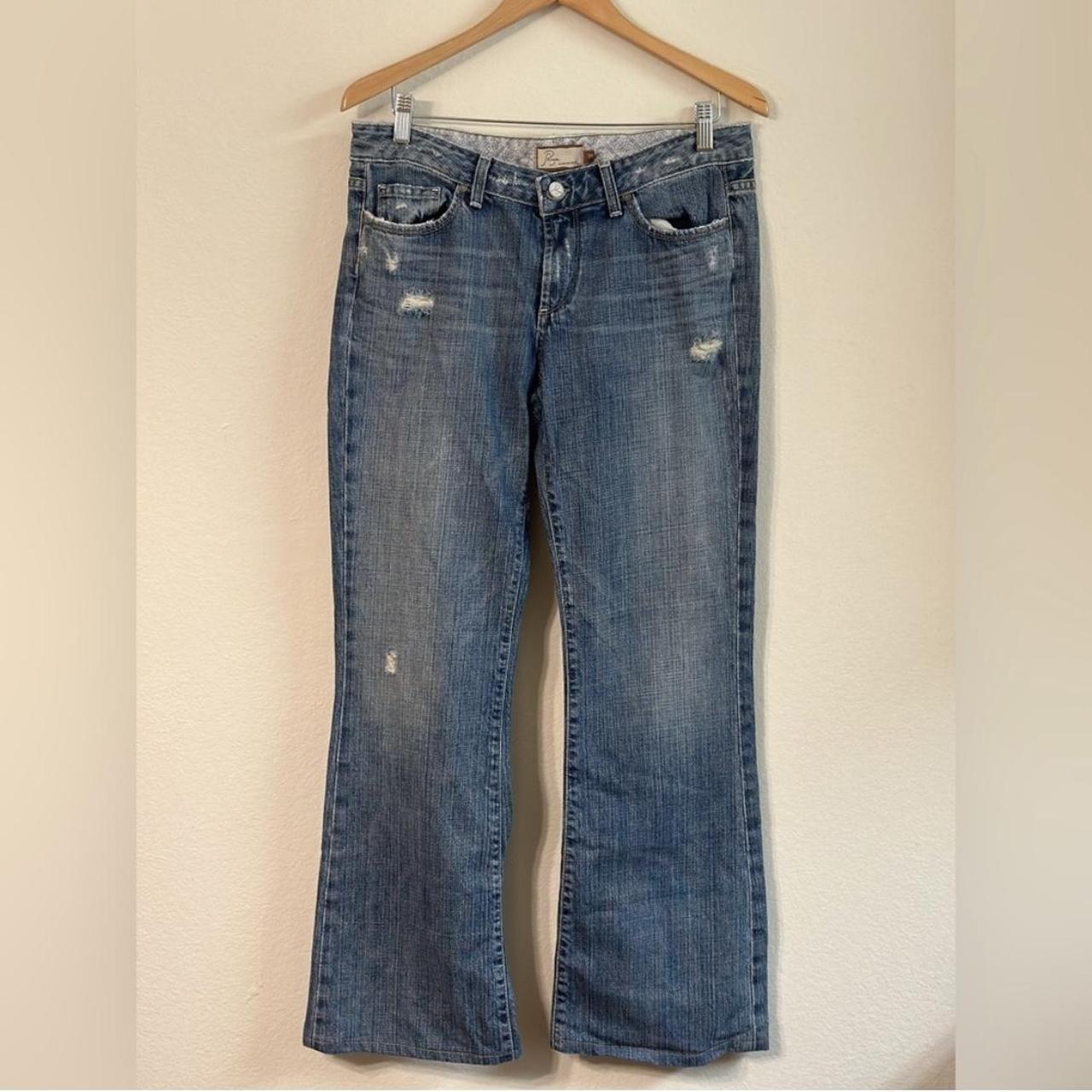 Vintage Paige Bootcut Jeans • Low rise • Medium... - Depop