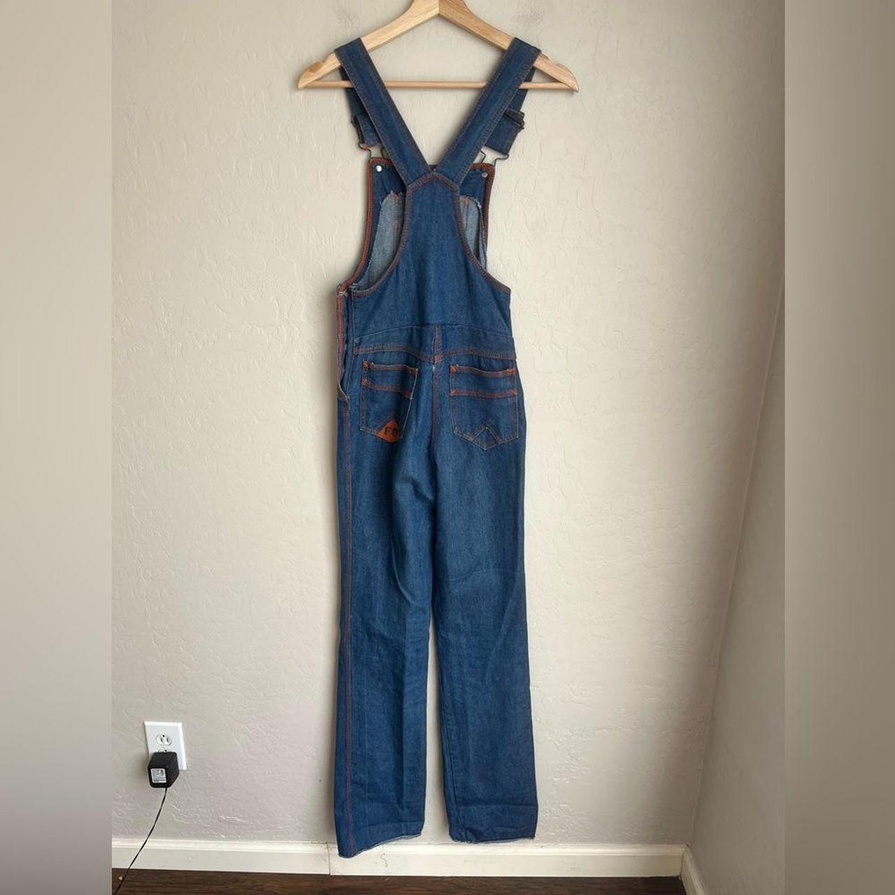 Faded Glory Women's Overalls - Blue/Orange - 26" … - image 3