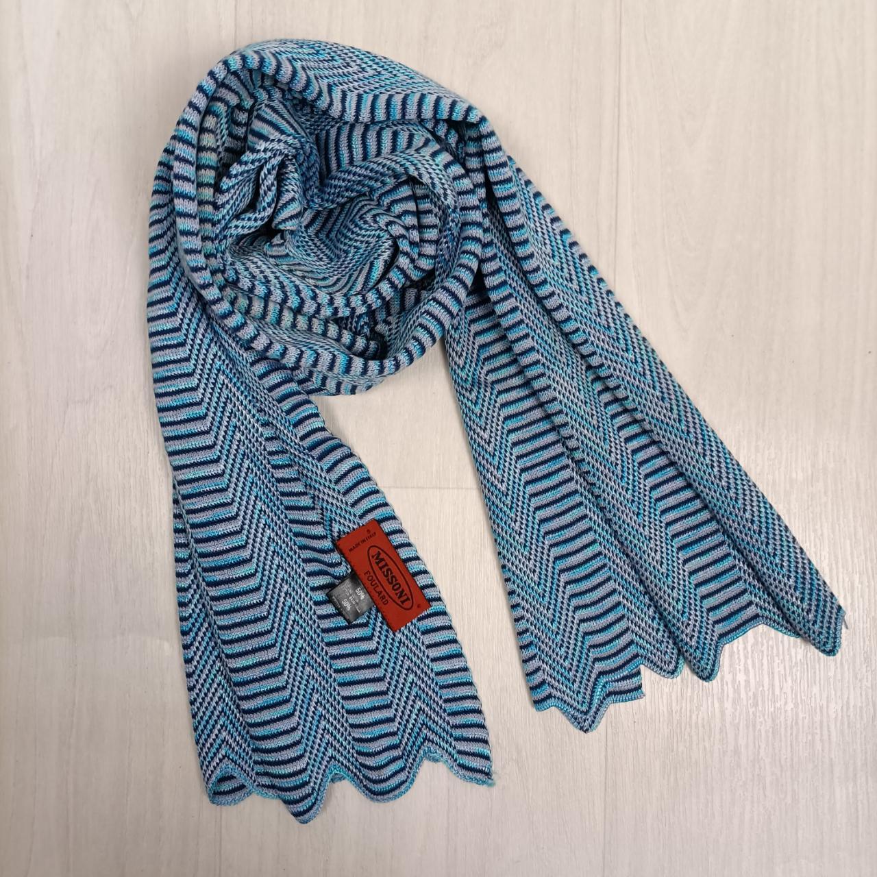 Missoni vintage sciarpa in cotone e viscosa ABOUT Depop