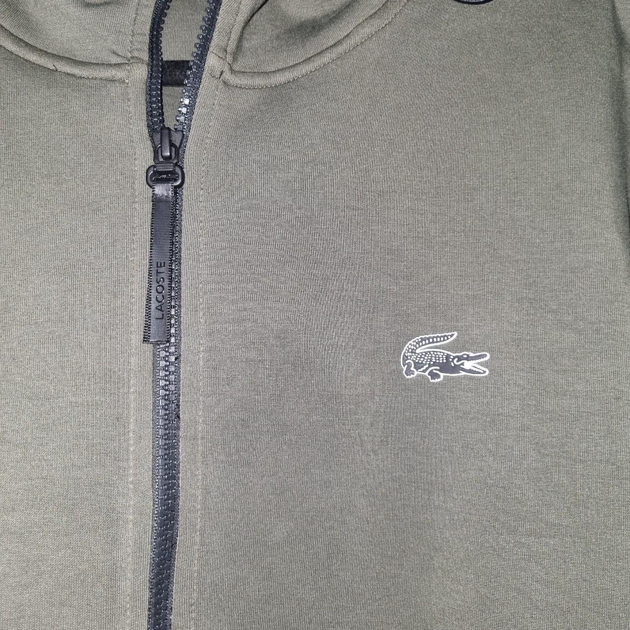 Lacoste khaki best sale jacket