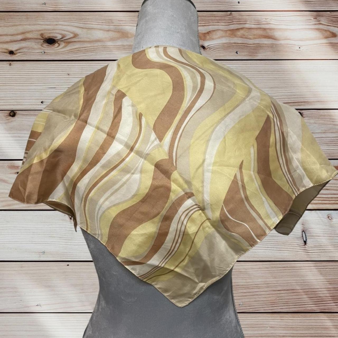 Liberty London Women's Yellow and Brown Scarf-wraps