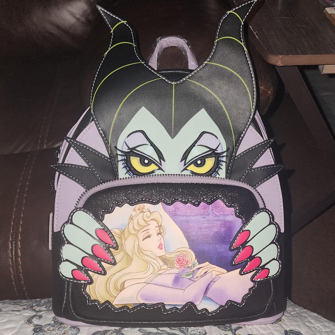 Loungefly Disney Sleeping Beauty / Maleficent Pink A - Depop