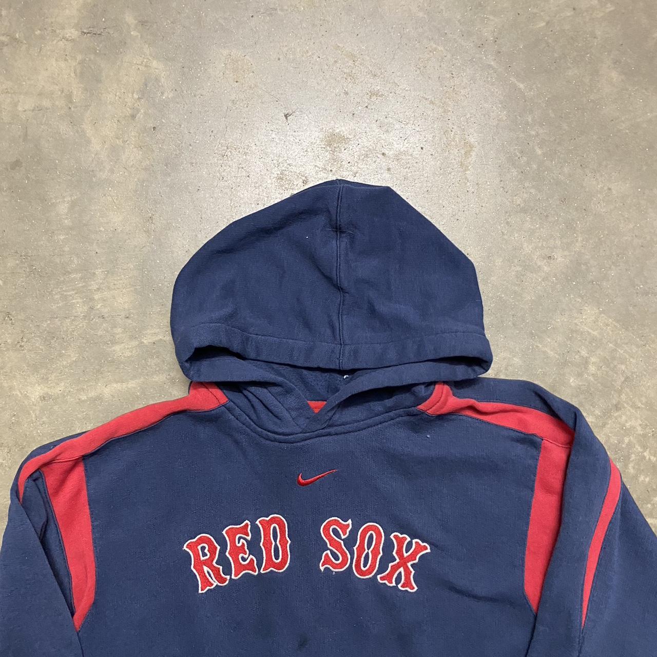 nike center swoosh dri fit boston red sox long - Depop