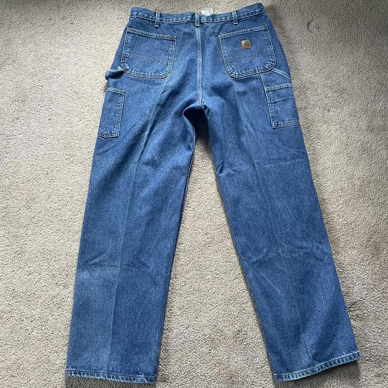 Carhartt double knee jeans Size 40 x 34 Condition... - Depop