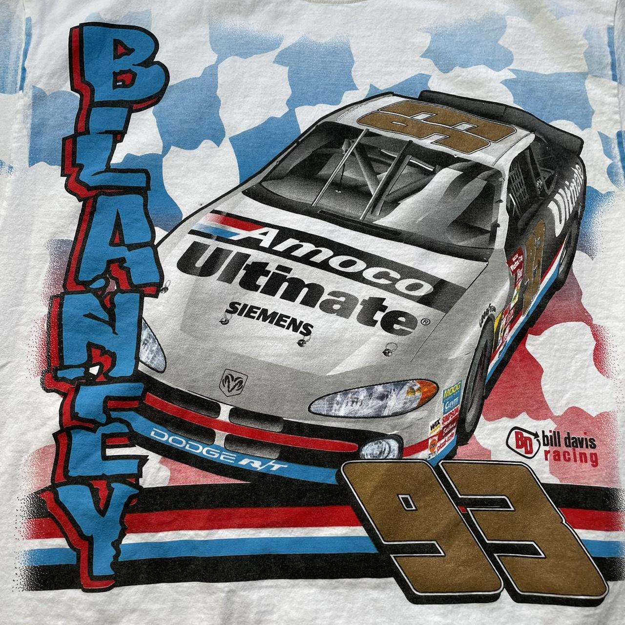 Vintage Dave Blaney aop nascar deals t shirt