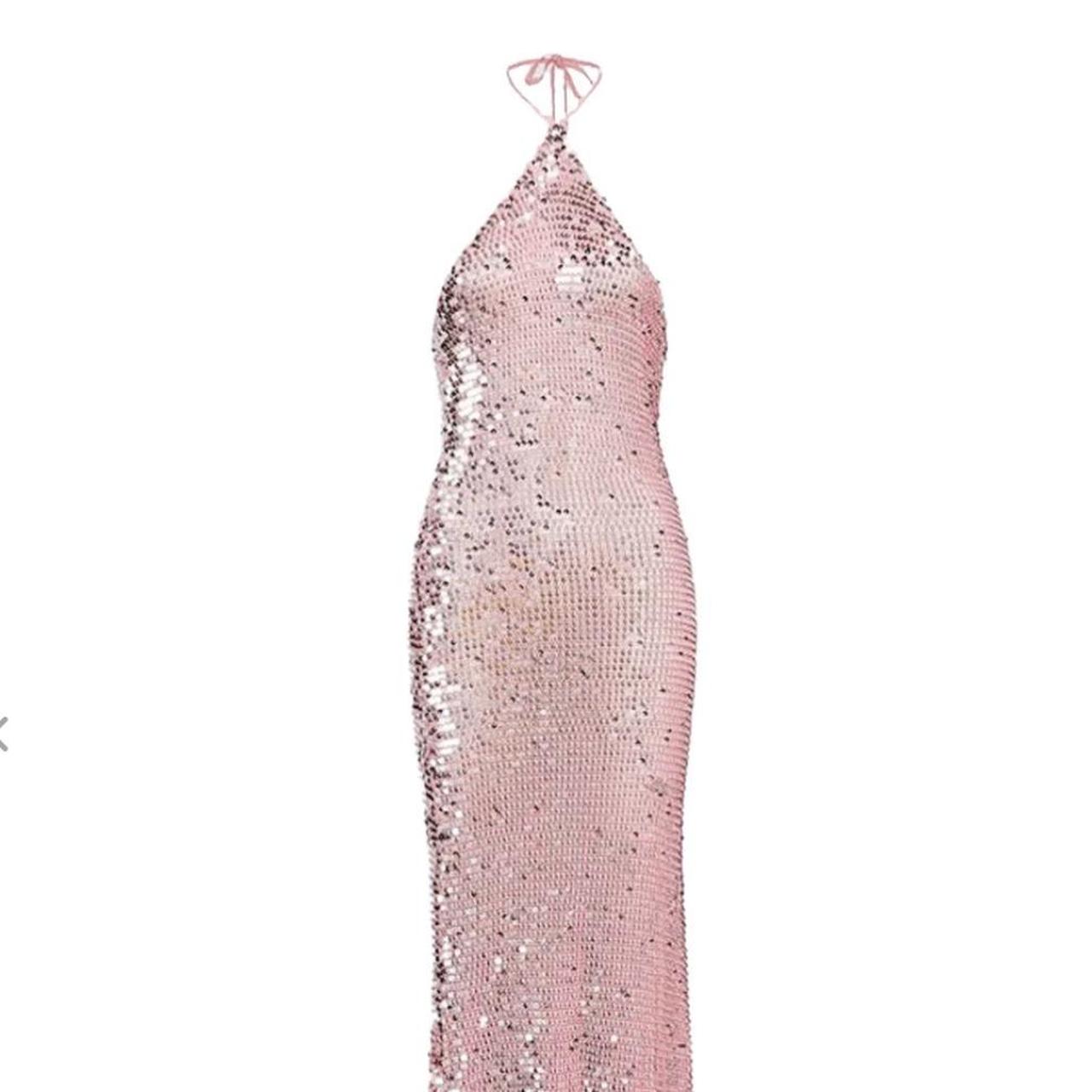 Retrofete Isabel Dress in Light Pink RRP -... - Depop