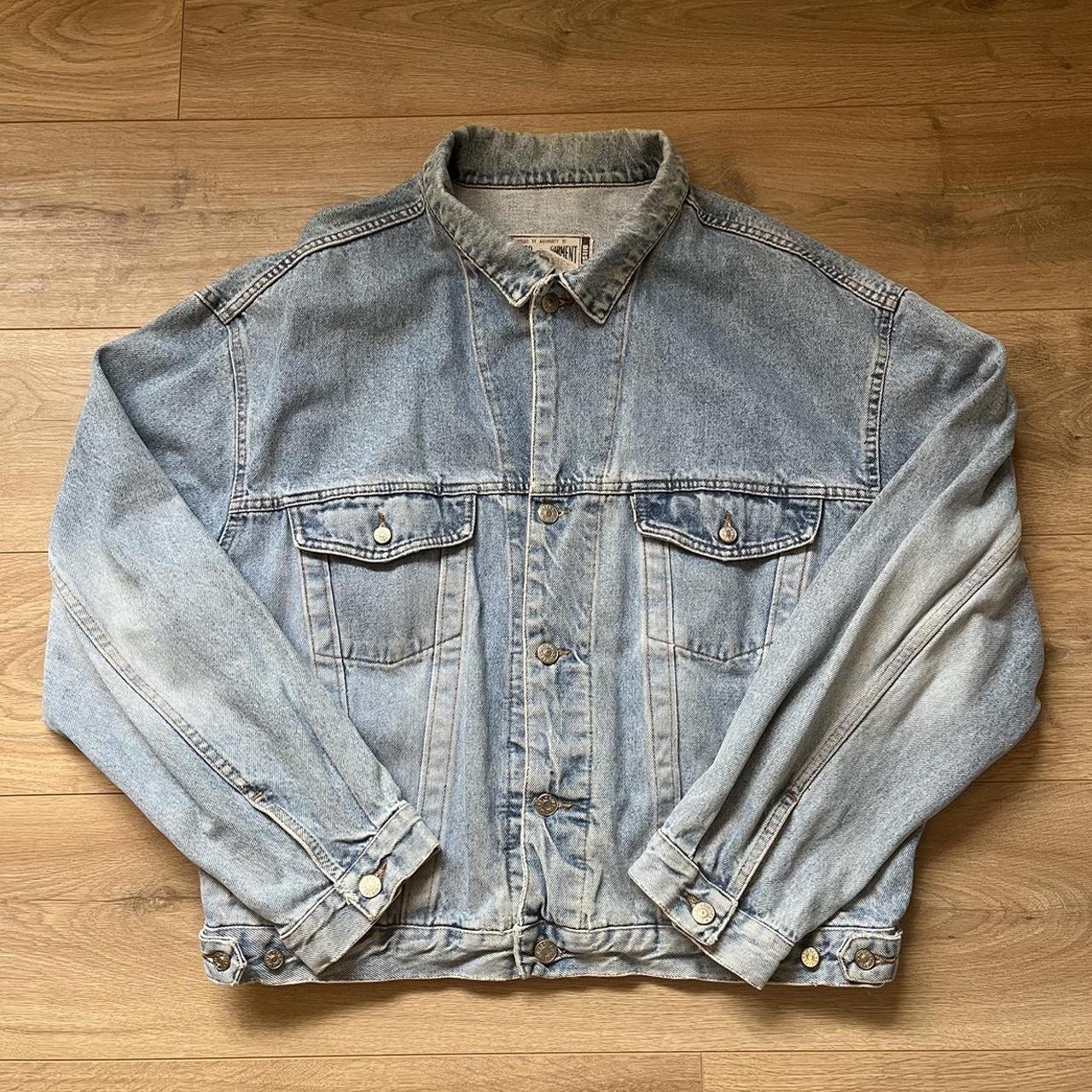 DIESEL vintage denim jacket Size: XXL (but fits... - Depop