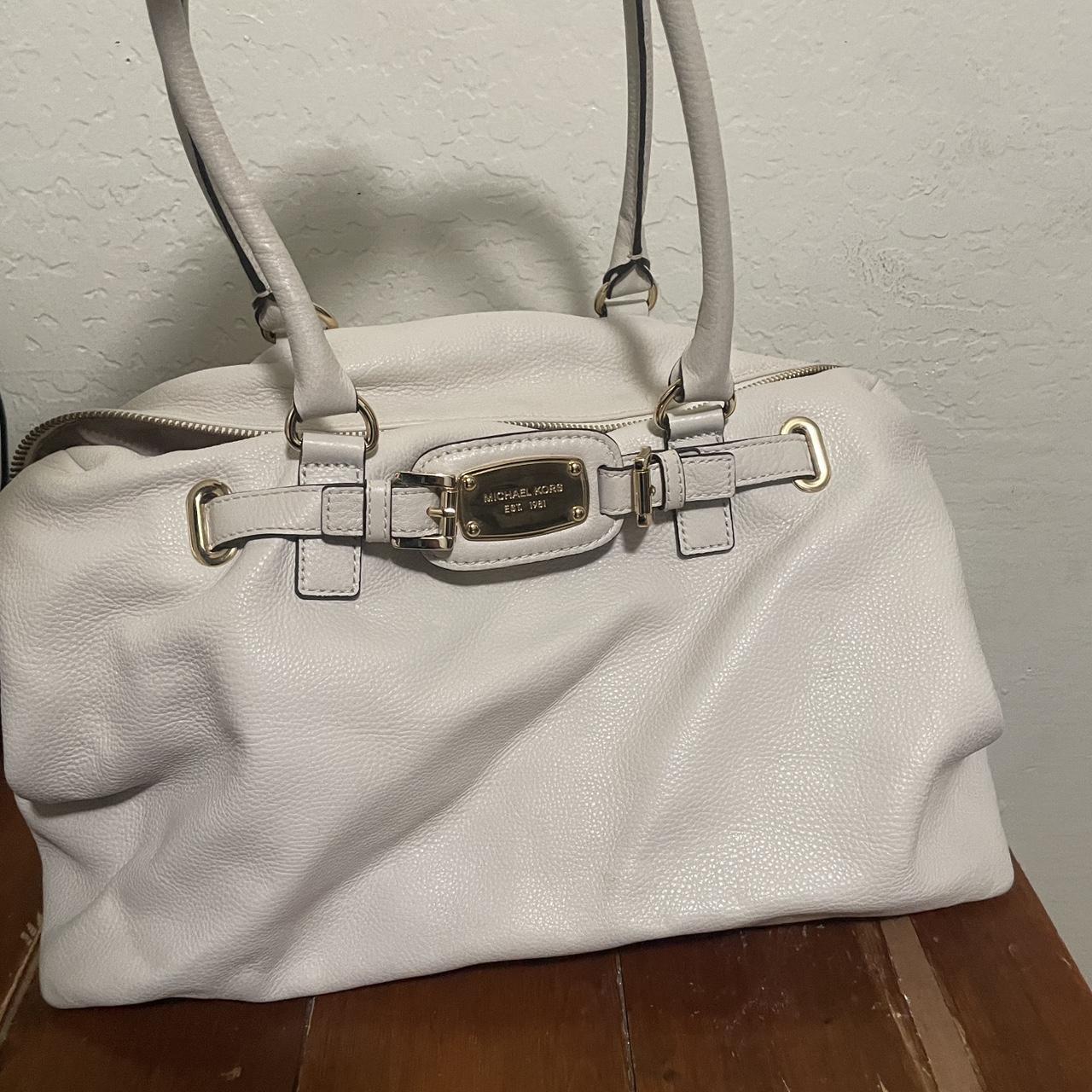 Cream colored michael kors on sale purse