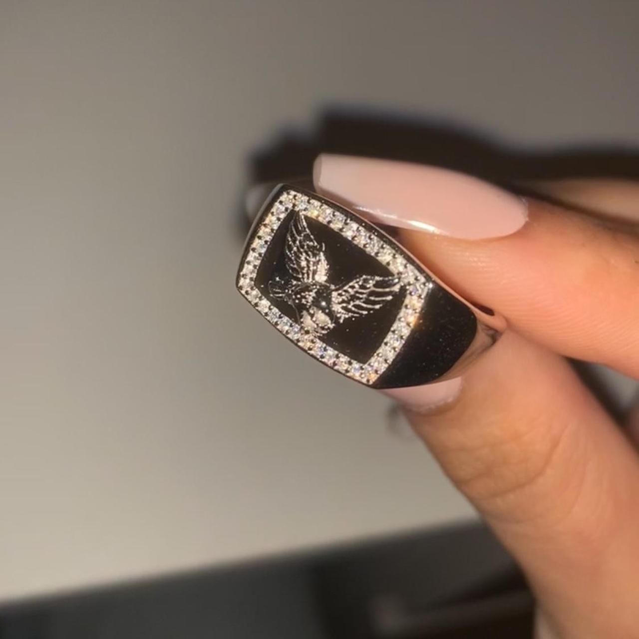 Men s Warren James eagle ring. Bought for 45 Not. Depop