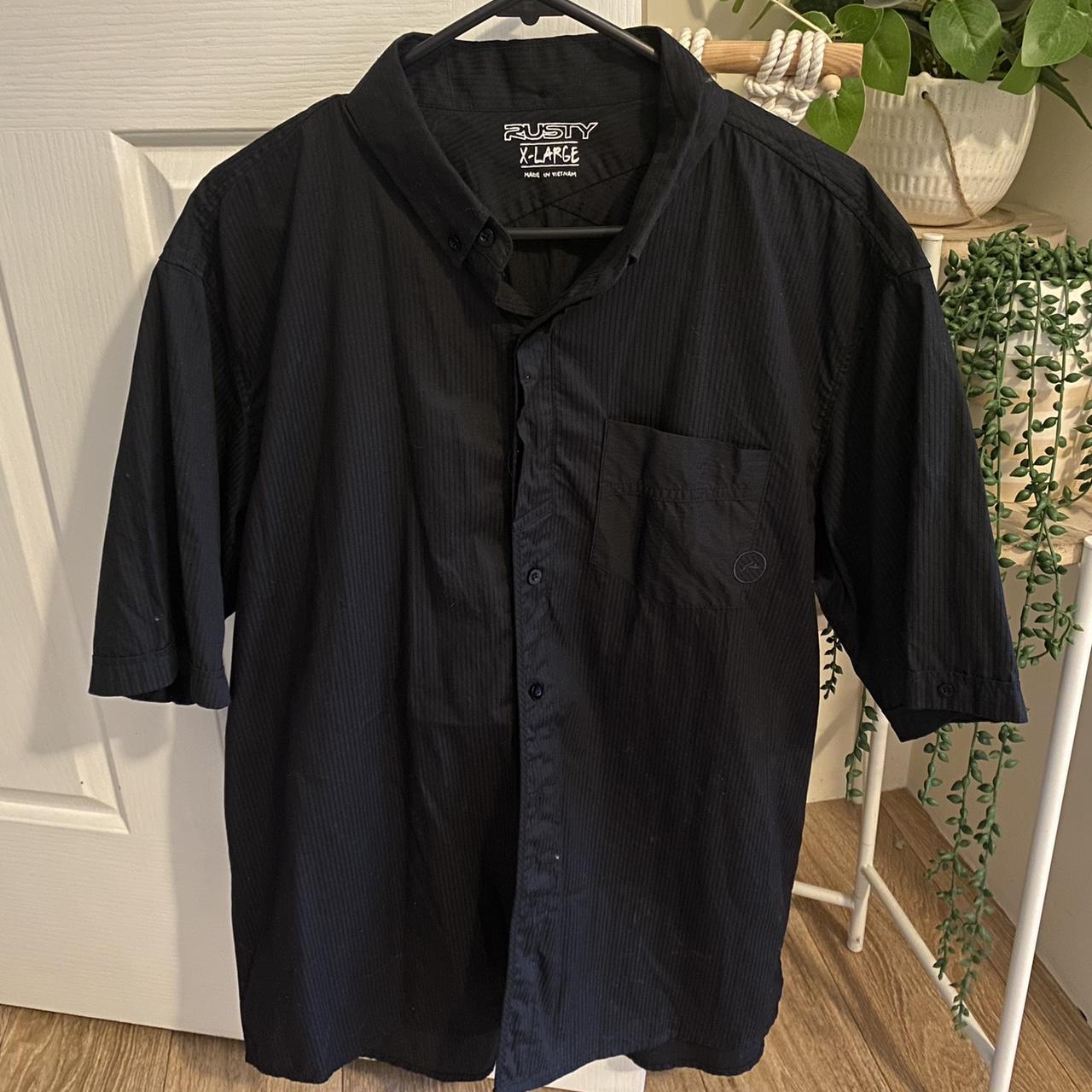 rusty button up size XL great condition $10 postage... - Depop