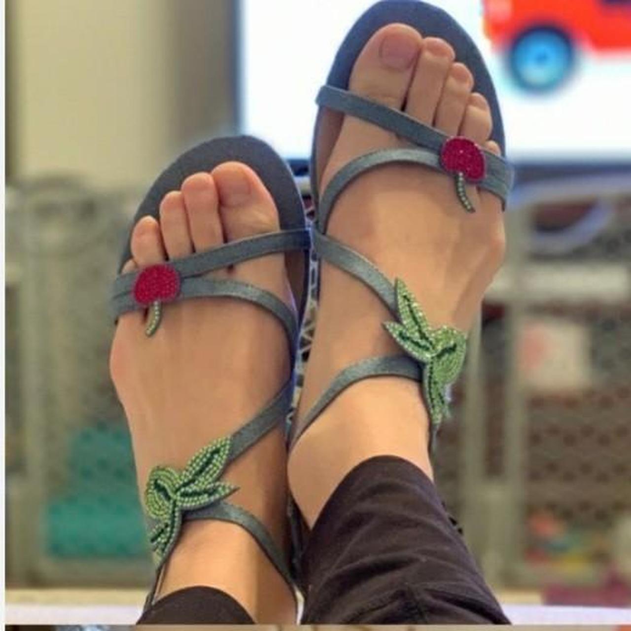 Unisa flip flops with clearance palm tree