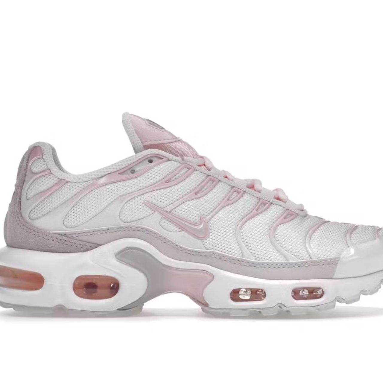 womens pink and white tns