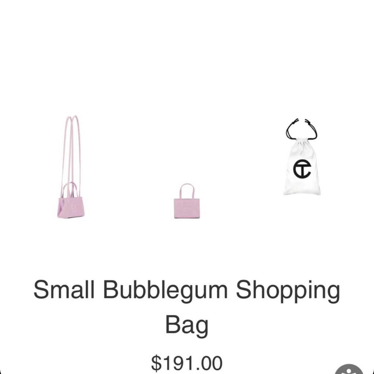 BUBBLE GUM PINK MINI TELFAR BAG 100 AUTHENTIC,... Depop