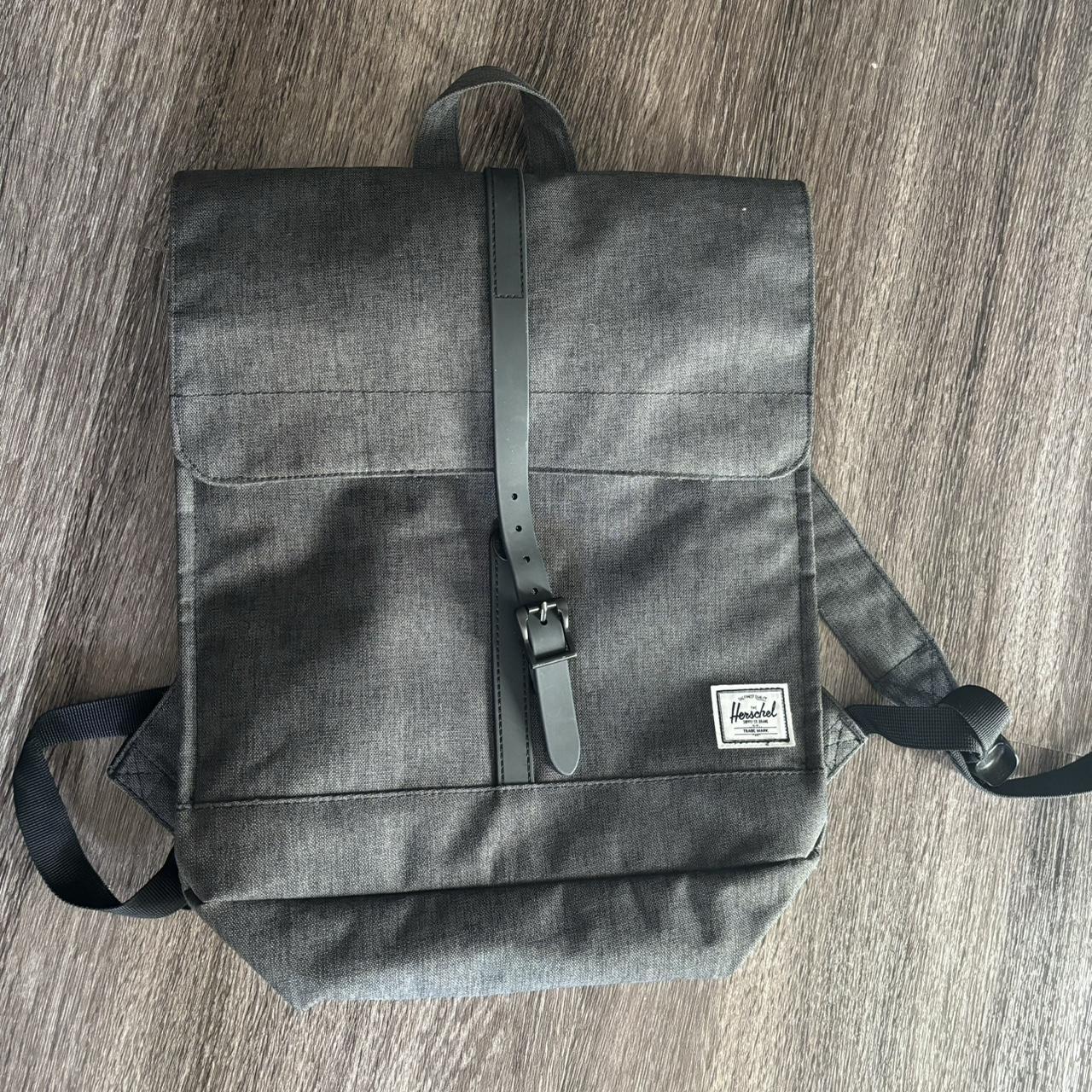 Herschel grey square backpack there are some little. Depop