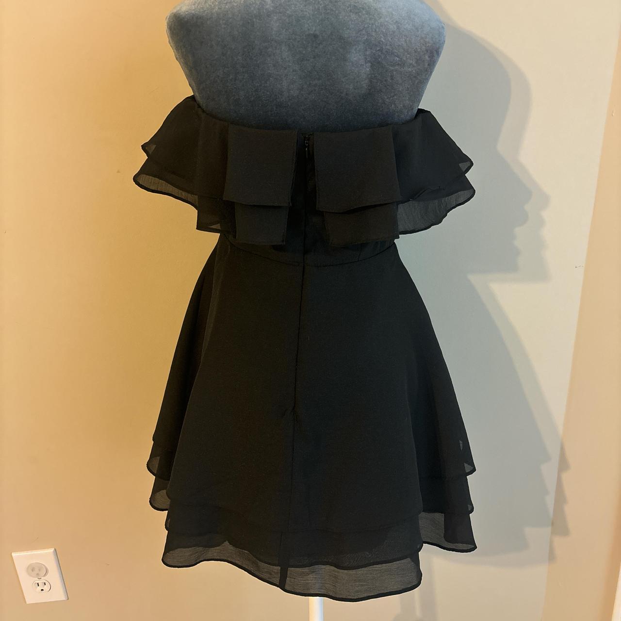 - Black strapless mini dress - No stains, rips,... - Depop
