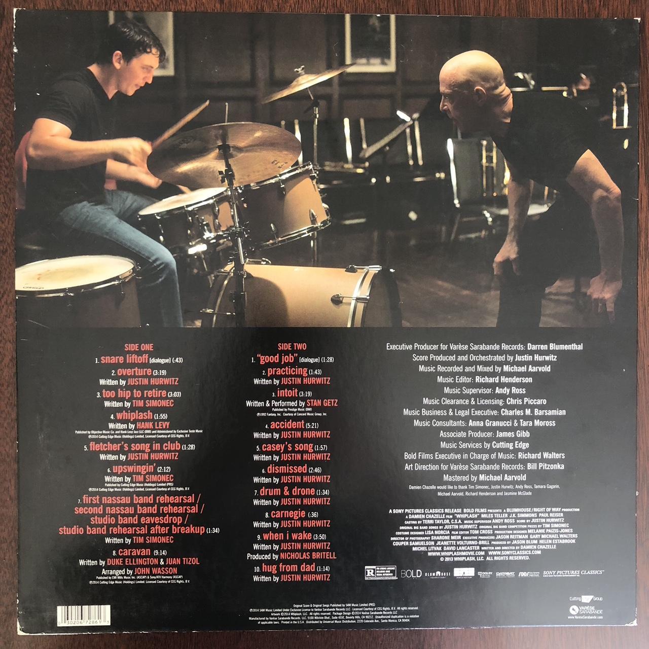 Whiplash Soundtrack Vinyl Record Standard Black... - Depop