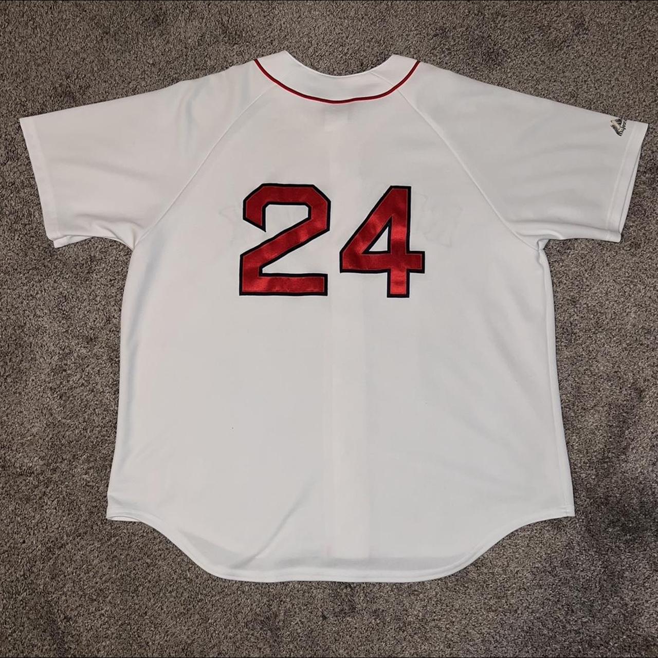 Magestic MLB Boston Red Sox Cool Base Jersey Style - Depop