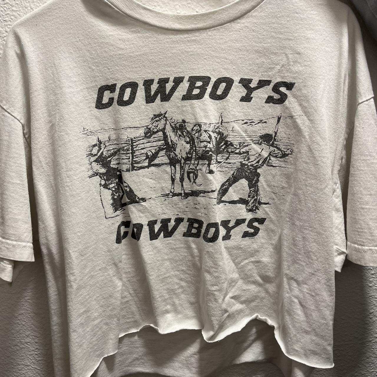 Brandy Melville Cowboys tee! Not sold anymore and in... Depop
