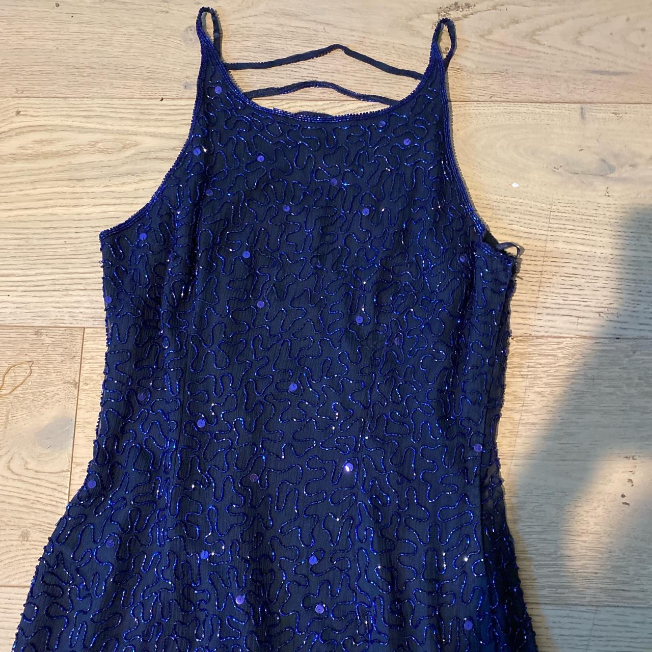 Scala Women's Blue Dress | Depop