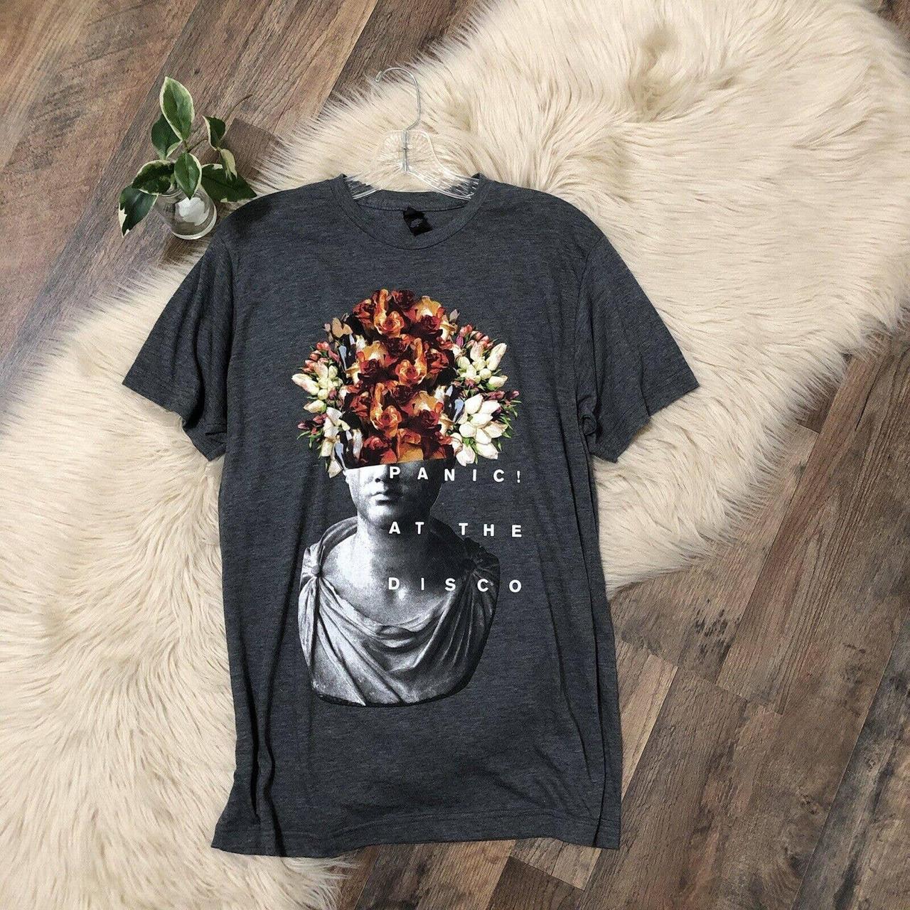 panic at the disco flower head shirt