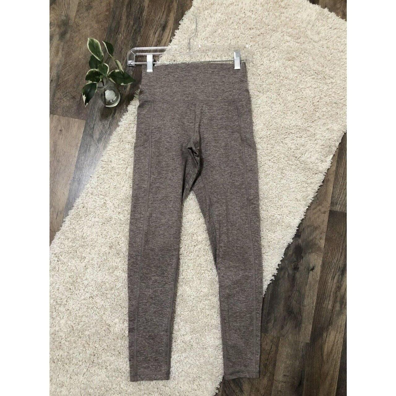 small aerie fleece lined leggings -never worn! -28” - Depop