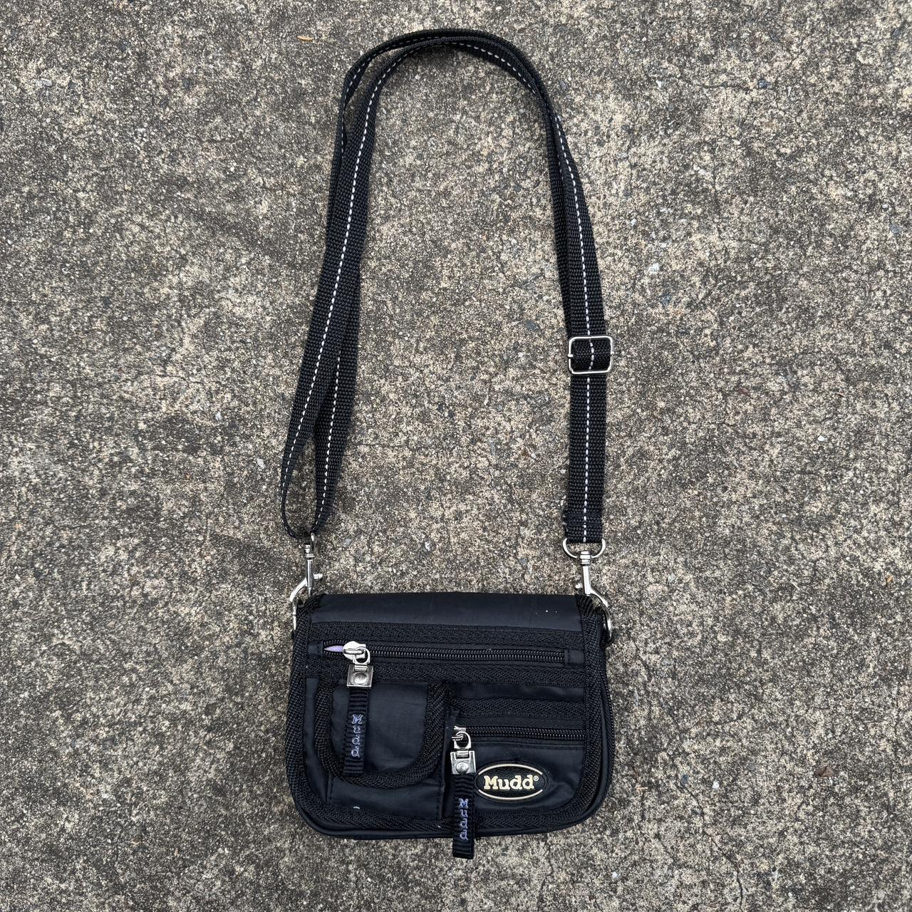 Super cute Black Mudd mini crossbody bag Depop