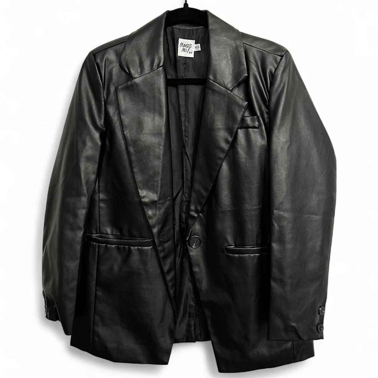 Princess Polly Women's Blazer Jacket Black – Princess Polly - Main Image