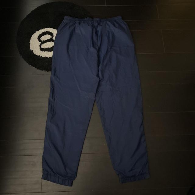 Nike Vintage Y2K Mens Navy Blue Nylon Track Pants Size XL 