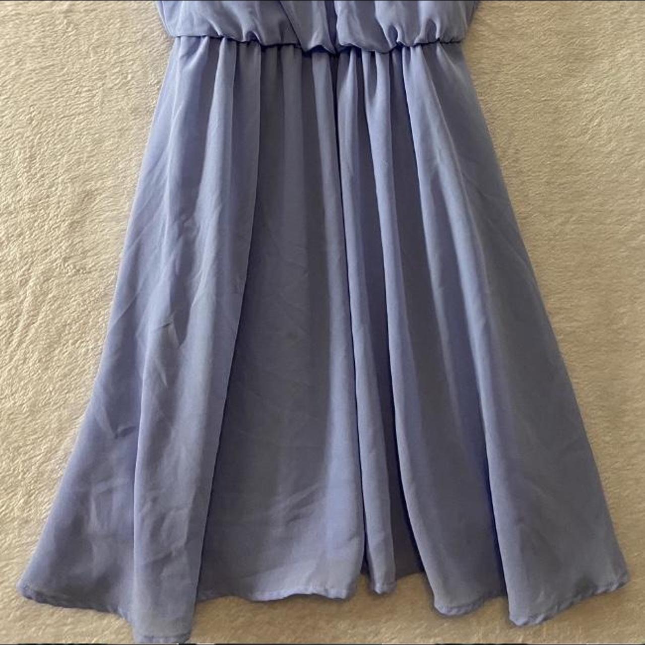 Light blue flowy dress 🦋 This beautiful dress is a... - Depop