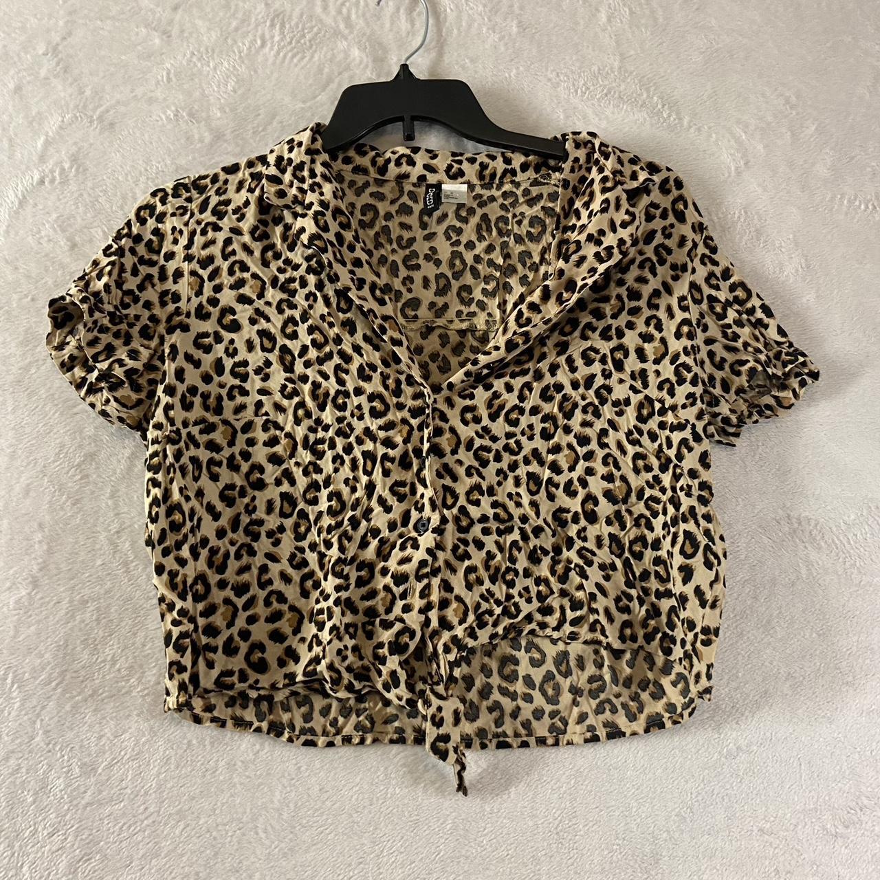 H&m hotsell cheetah shirt