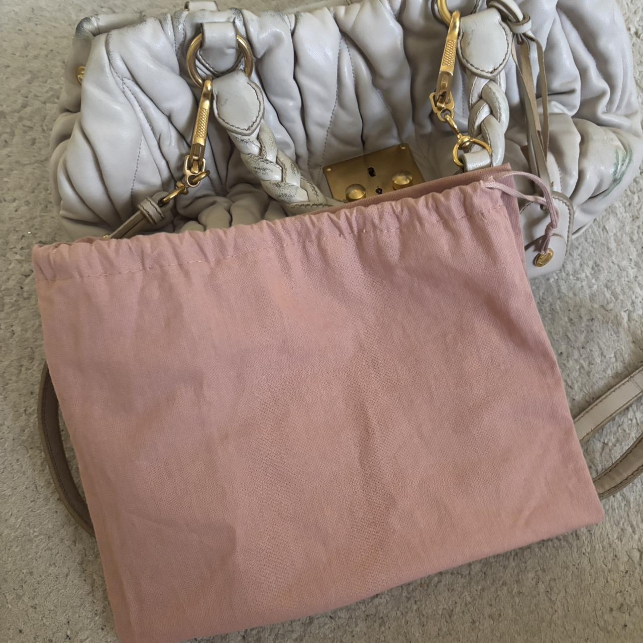 Miu Miu Women's Satchels - Cream/Grey – Miu Miu M… - image 7