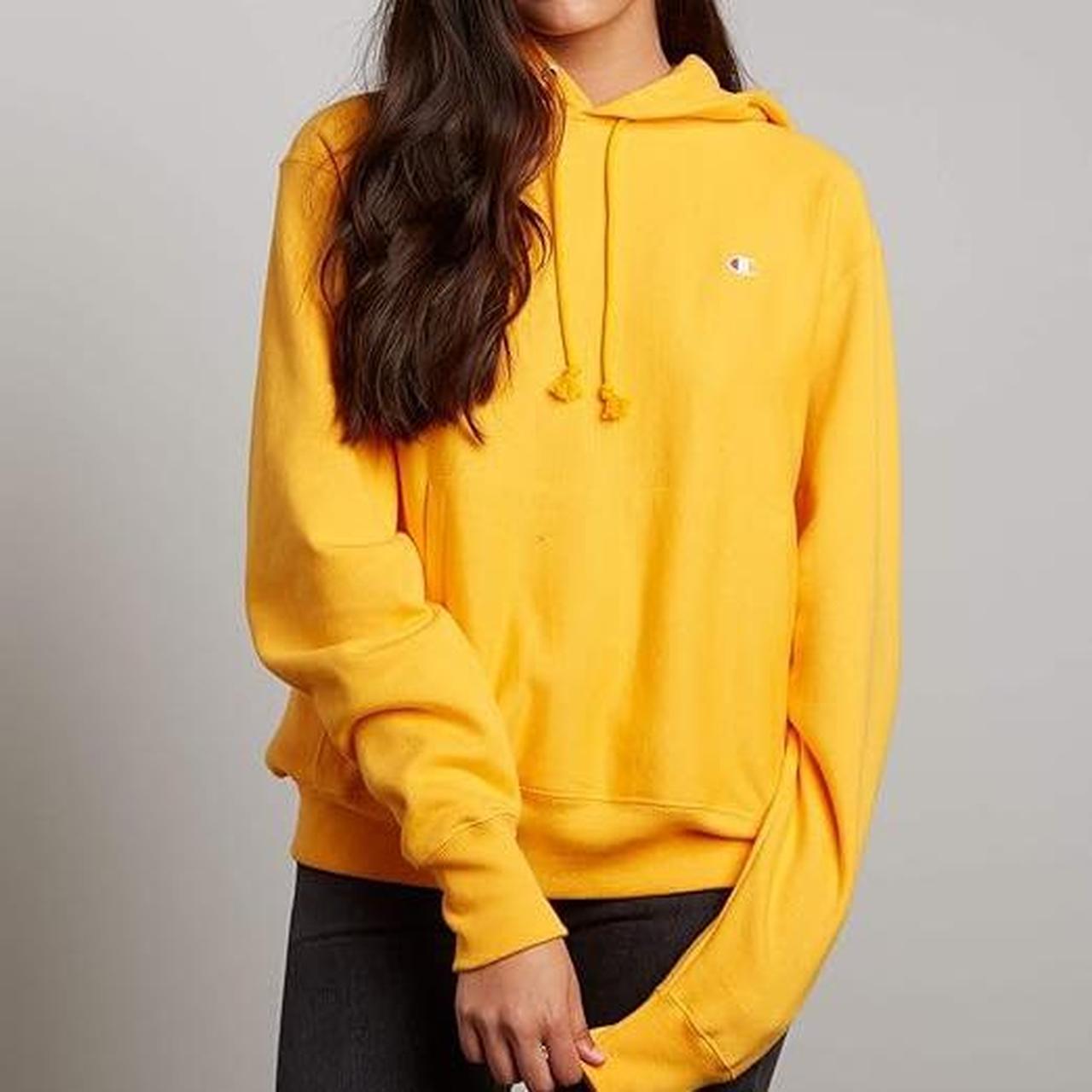 Champion yellow womens hoodie online