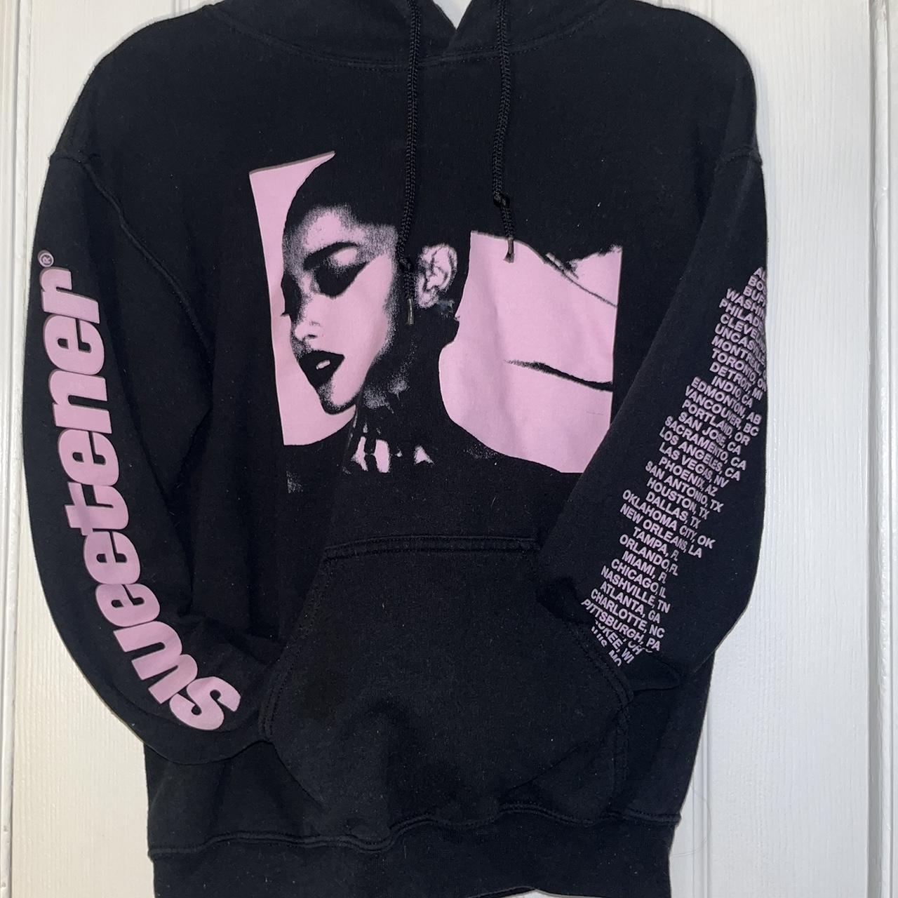 Ariana grande sweetener hoodie with all the cities - Depop