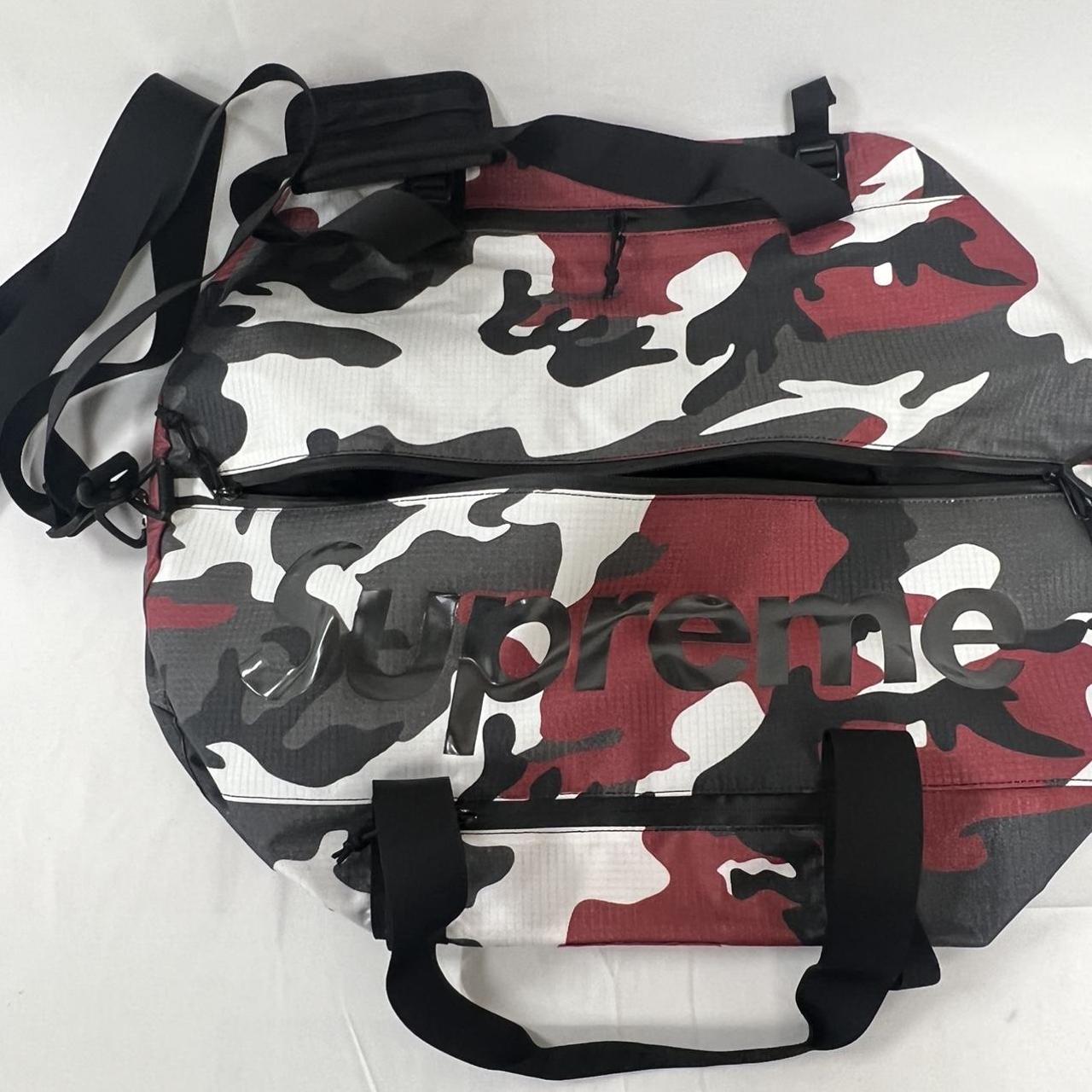 Supreme Duffle Bag SS21 Red Camo ColorWay 10/10... Depop