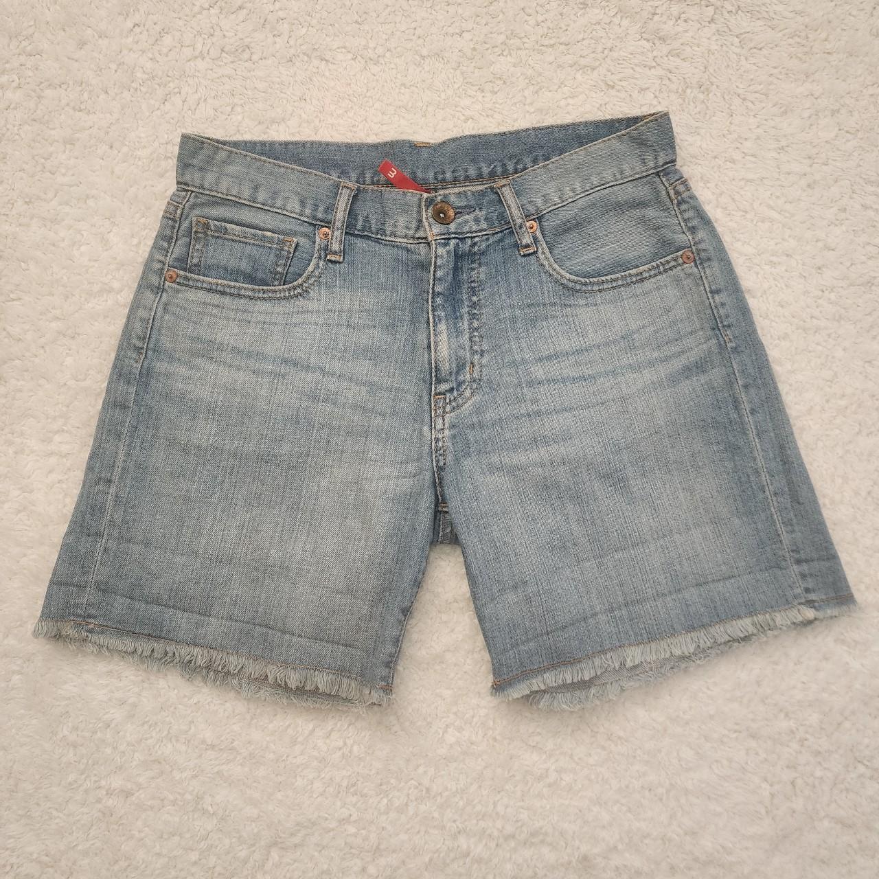 Denim Shorts Uniqlo Ladies Shorts WOMEN'S HIGH RISE DENIM SHORTS