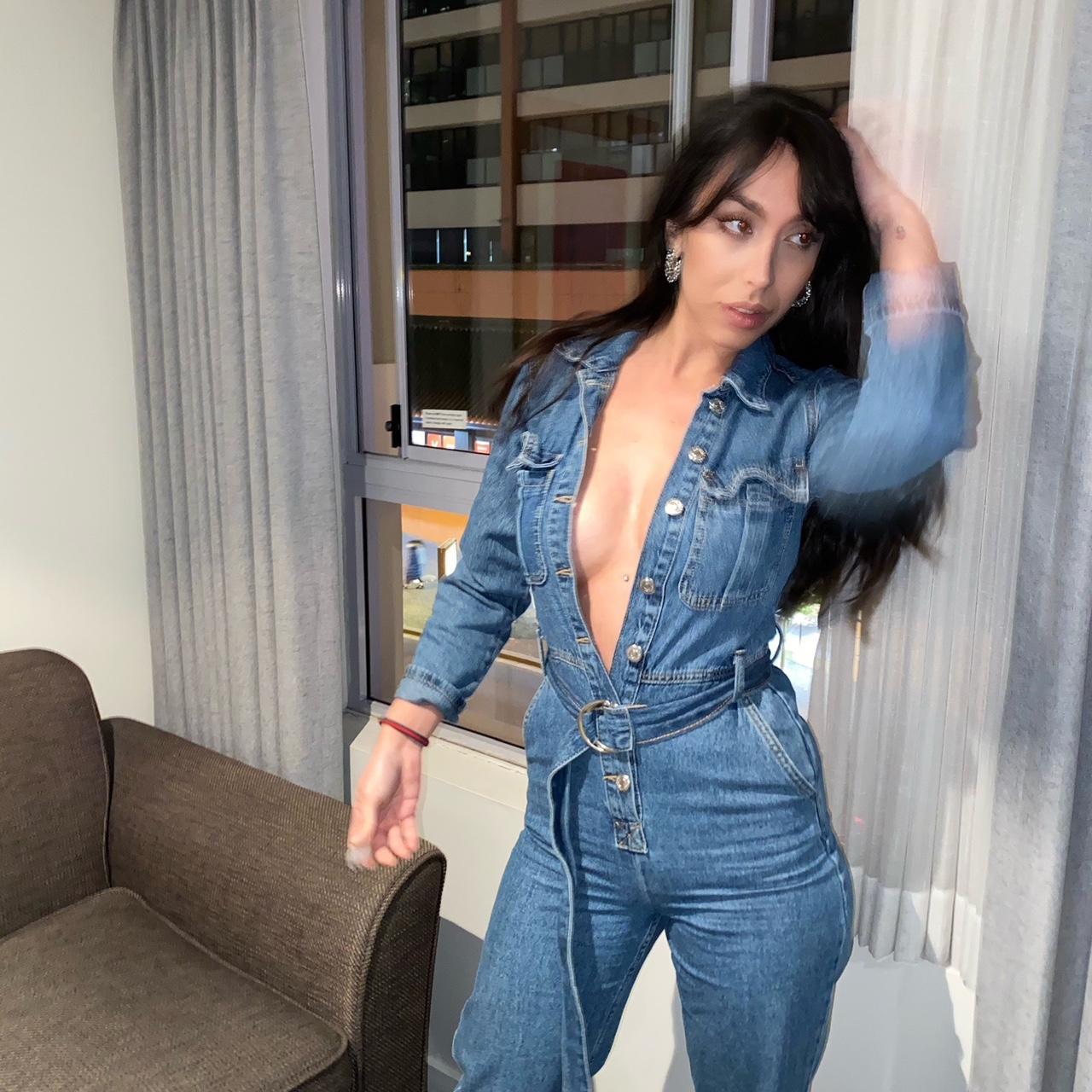 Absolutely stunning TopShop denim jumpsuit, Depop