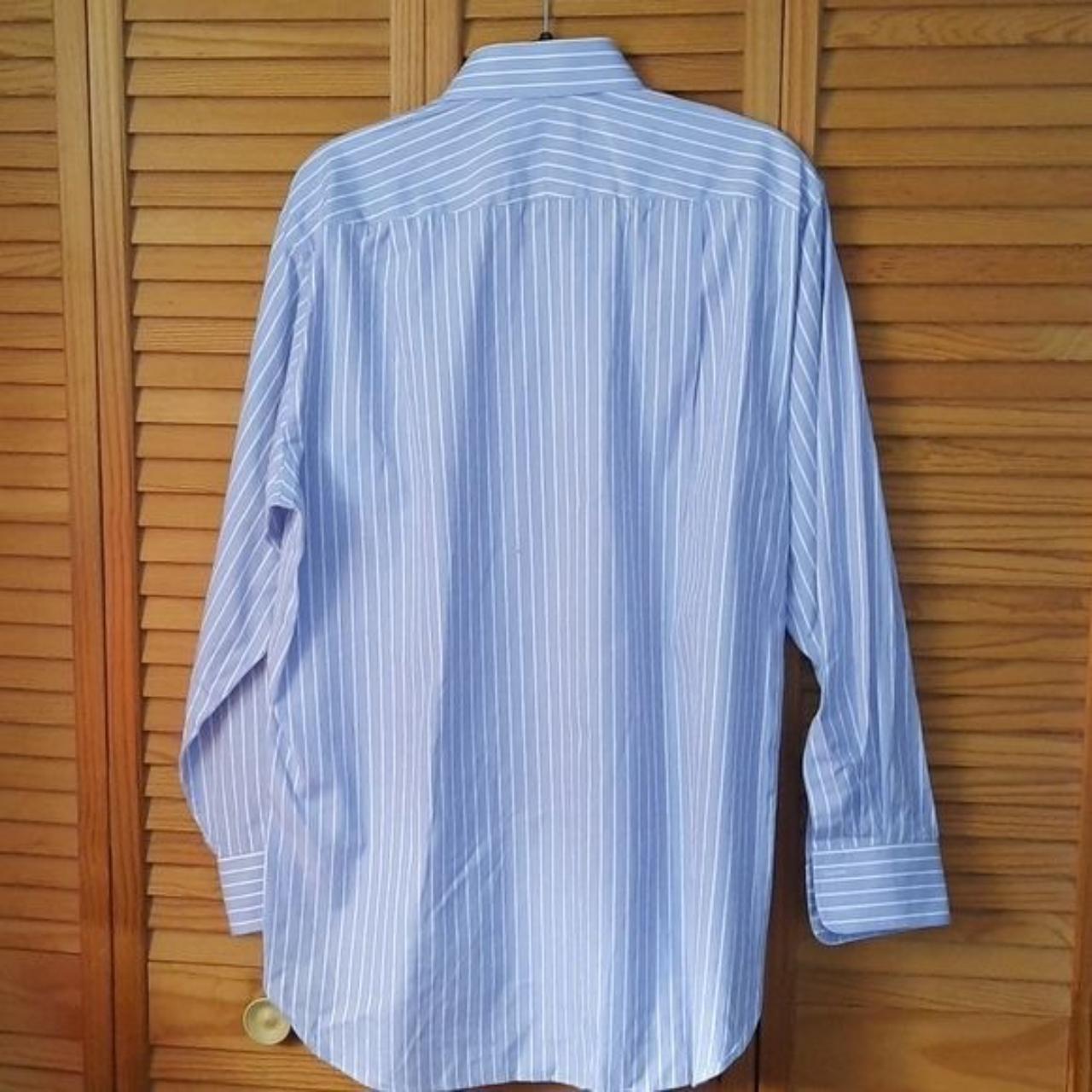 Charles Tyrwhitt Men's Blue and White Shirt (2)