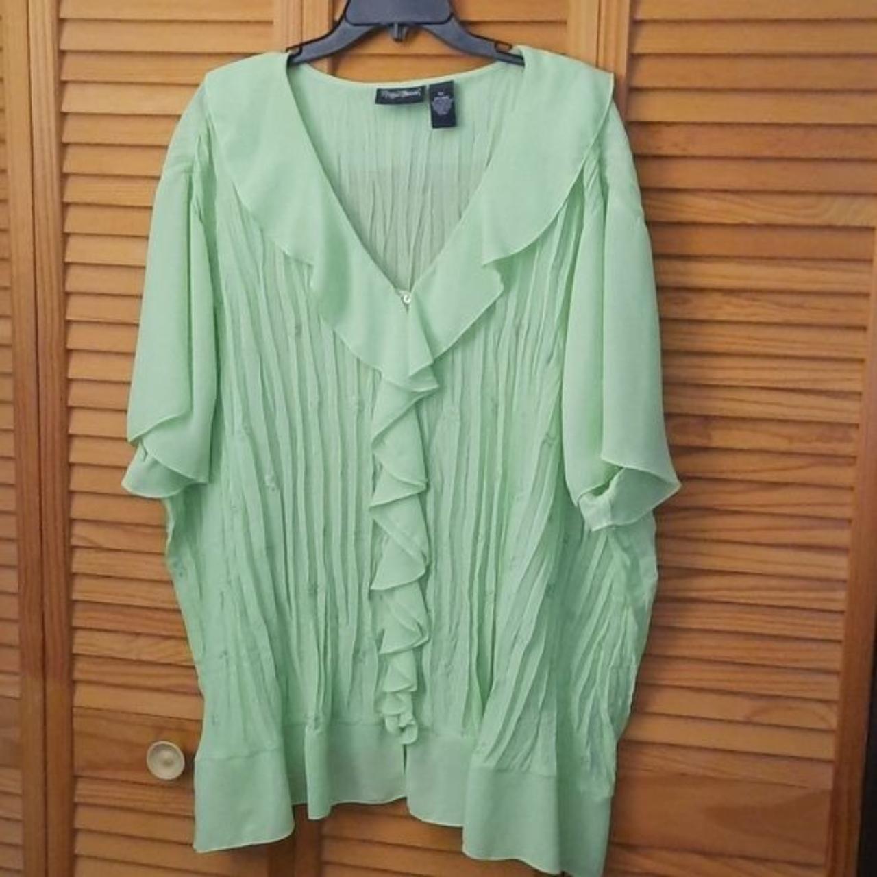 Women's Green Blouse | Depop