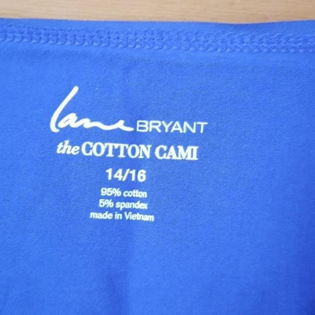 Lane Bryant the Cotton Cami Size 14/16. Measurements... - Depop