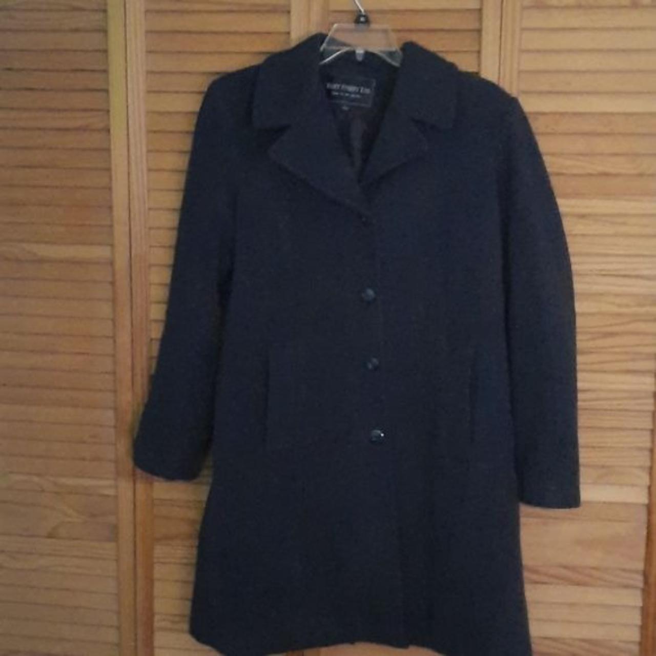 Fleet Street LTD wool coat jacket. 4 button up coat.... - Depop