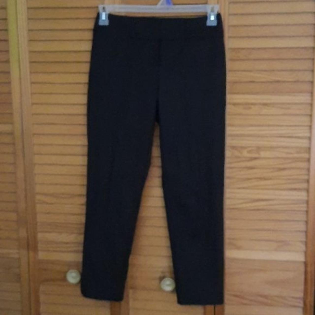 Ann Taylor Loft Black Julie The Riviera Dress Pants... - Depop