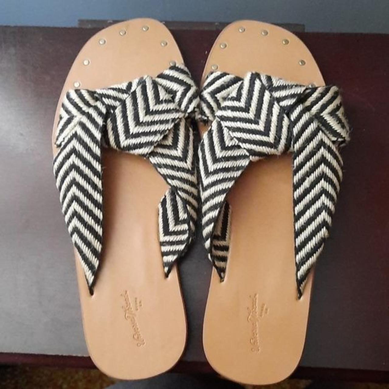 Universal Thread Chevron Print Canvas Slip On... - Depop