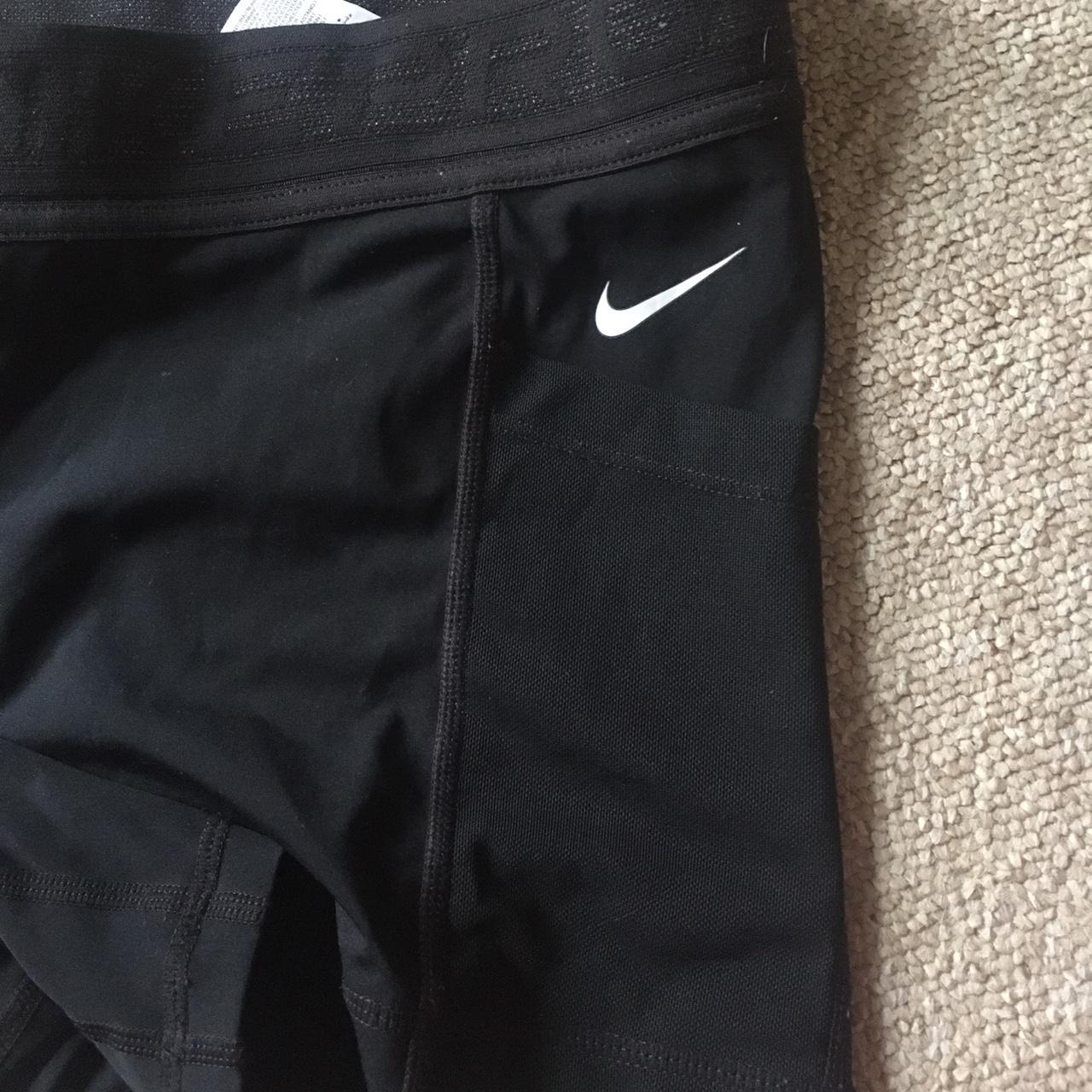 Nike pro shorts, only been worn a couple of times,... - Depop