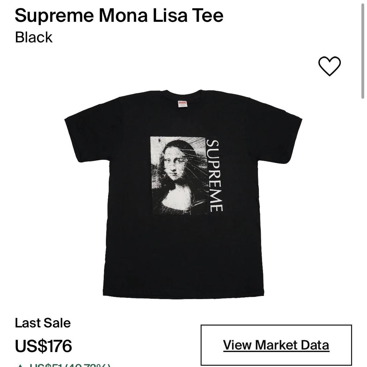 AUTHENTIC Supreme Mona Lisa tee Slight shrinkage... - Depop