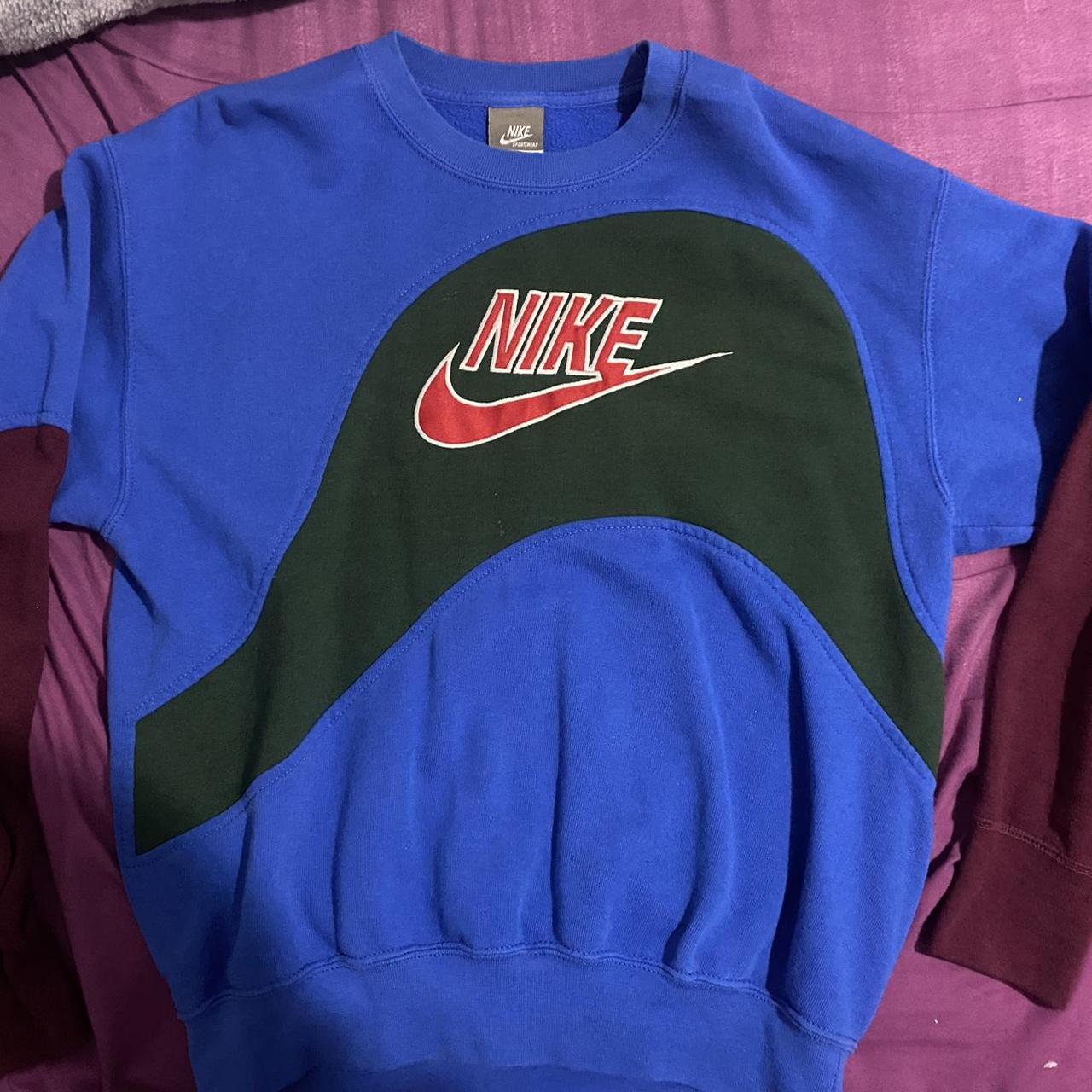 coloured nike sweatshirt