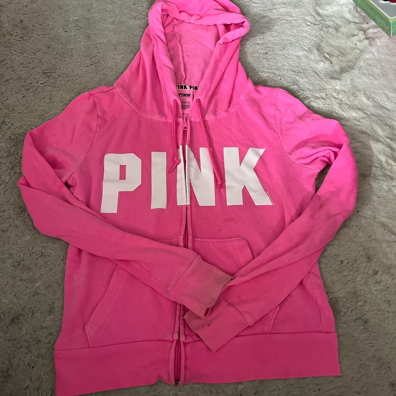 PINK VICTORIA SECRET JACKET!!!!! I got it back in... - Depop